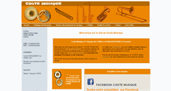 Desktop Screenshot of coste-musique.fr